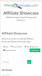 Mobile Screenshot of affiliateshowcase.com