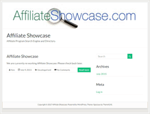 Tablet Screenshot of affiliateshowcase.com